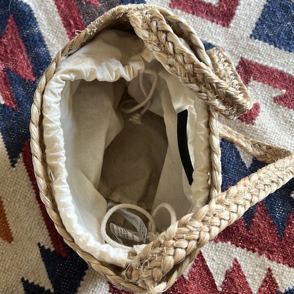 Zara Natural Jute Tote Bag - Picture 10 of 12